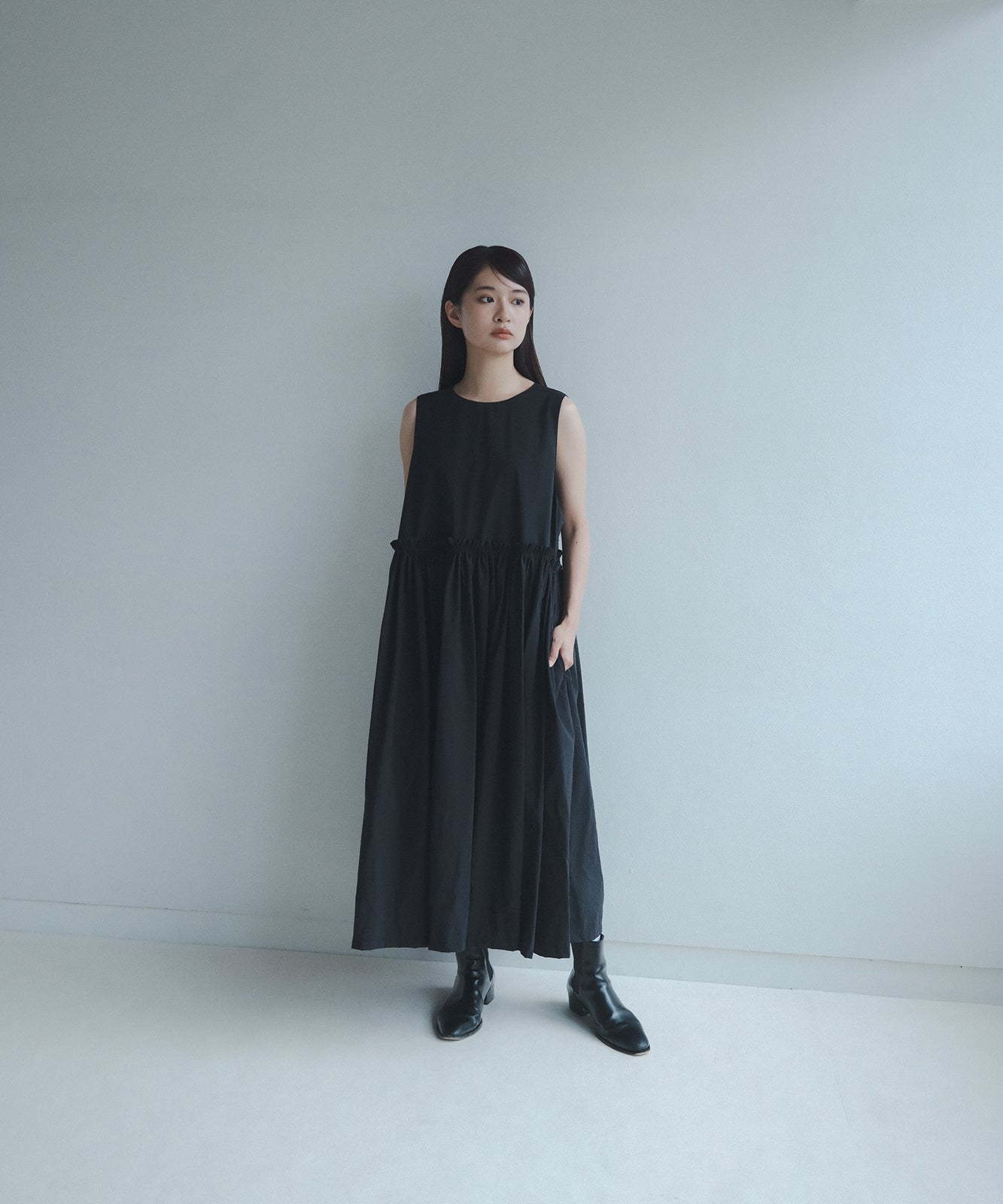 ≪通常販売≫【THE DRESS #46】nylon frill dress（ナイロンフリルドレス）≪2025年3月25日15:00販売開始≫