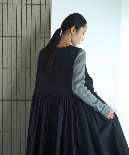 ≪通常販売≫【THE DRESS #46】nylon frill dress（ナイロンフリルドレス）≪2025年3月25日15:00販売開始≫