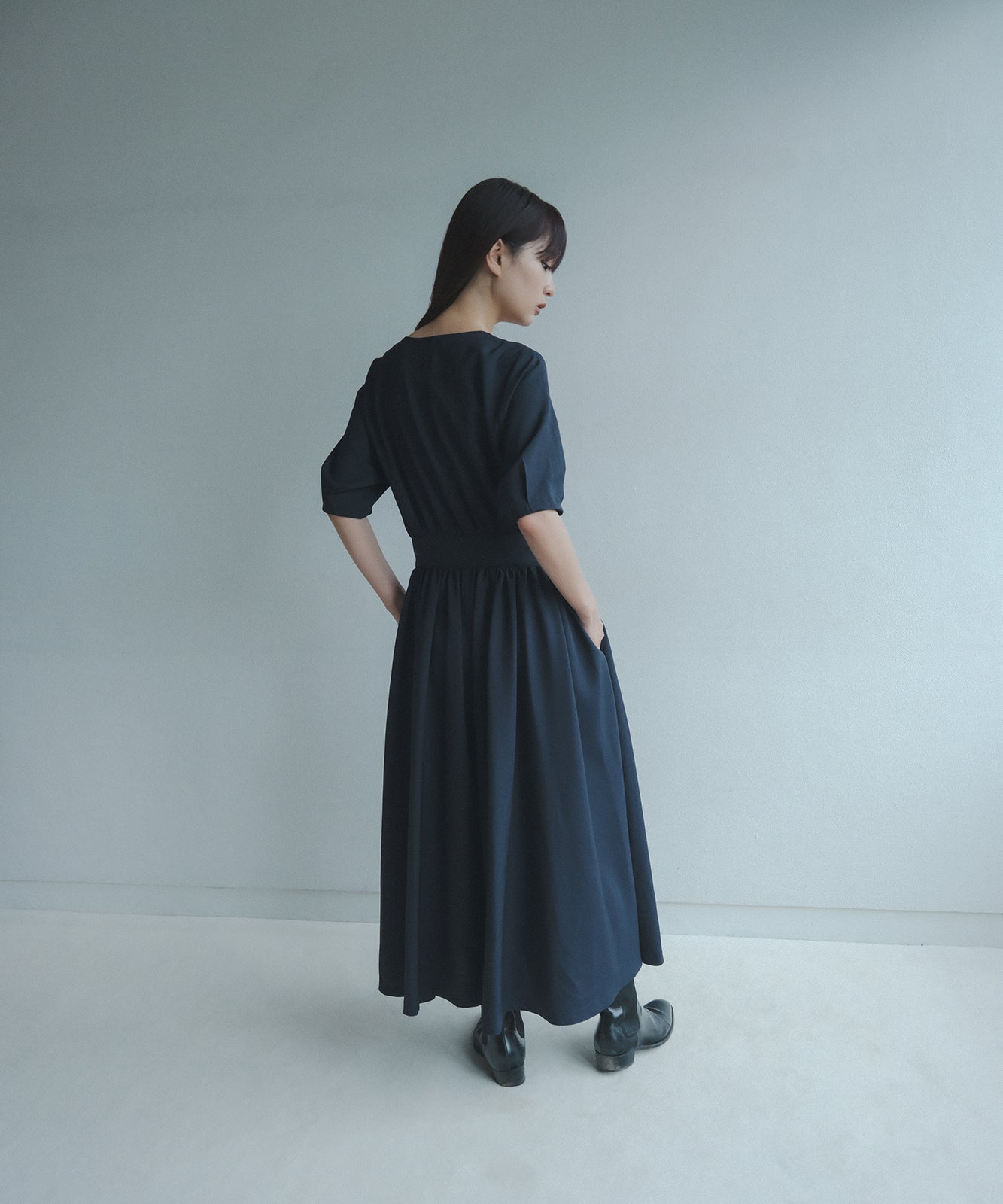 ≪在庫販売≫primitive classic vneck button onepiece（プリミティブクラシックVネックボタンワンピース）