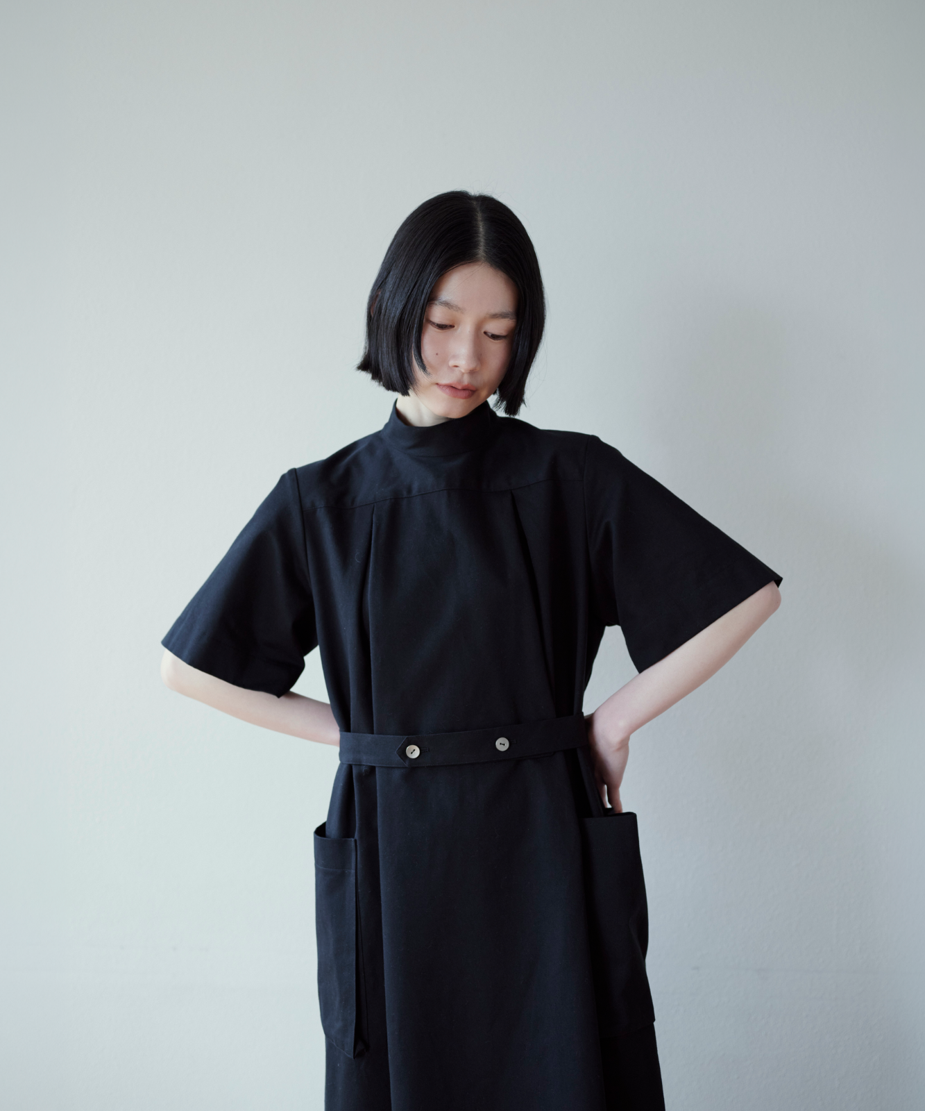 ≪通常販売≫【THE DRESS #21】medical high neck dress （メディカル