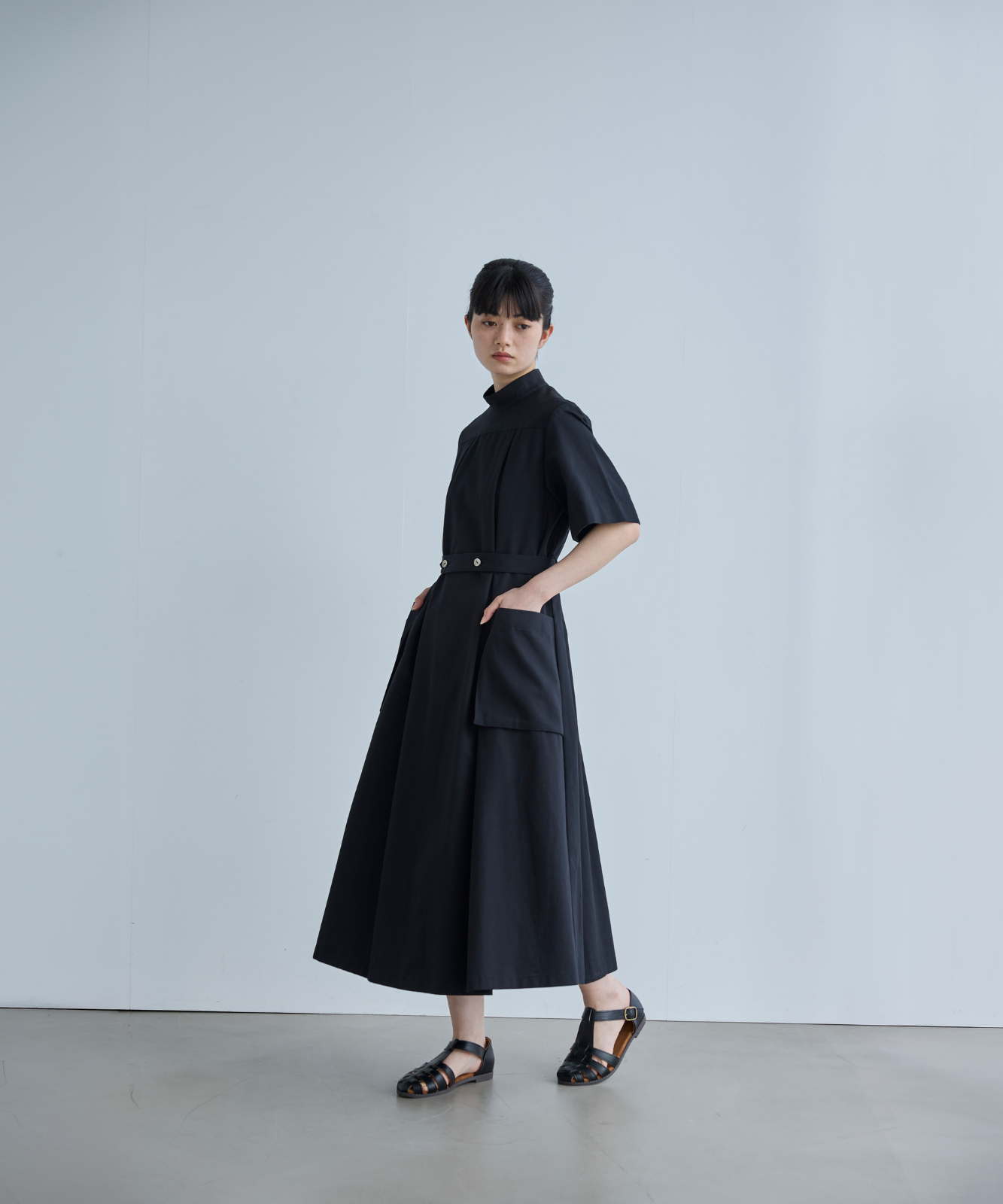 ≪通常販売≫【THE DRESS #21】medical high neck dress （メディカルハイネックドレス）