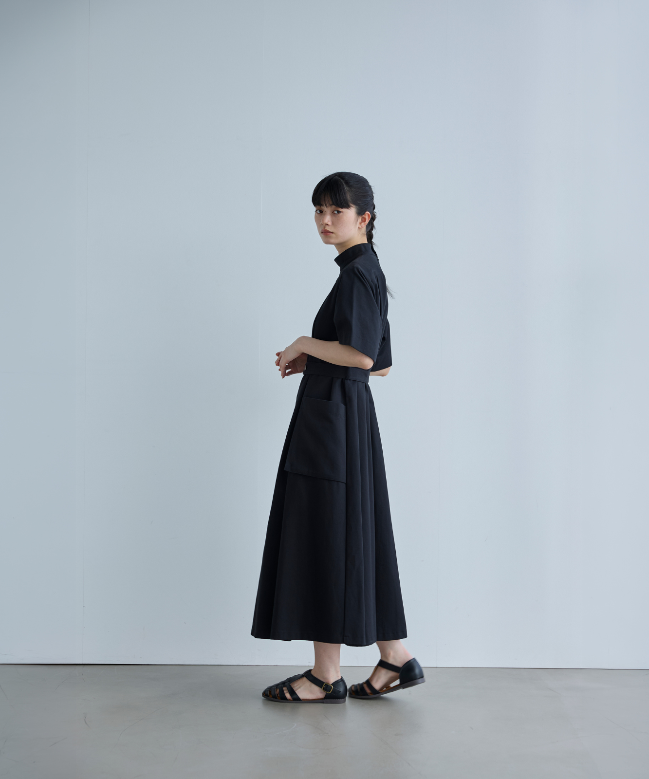 ≪通常販売≫【THE DRESS #21】medical high neck dress （メディカルハイネックドレス）
