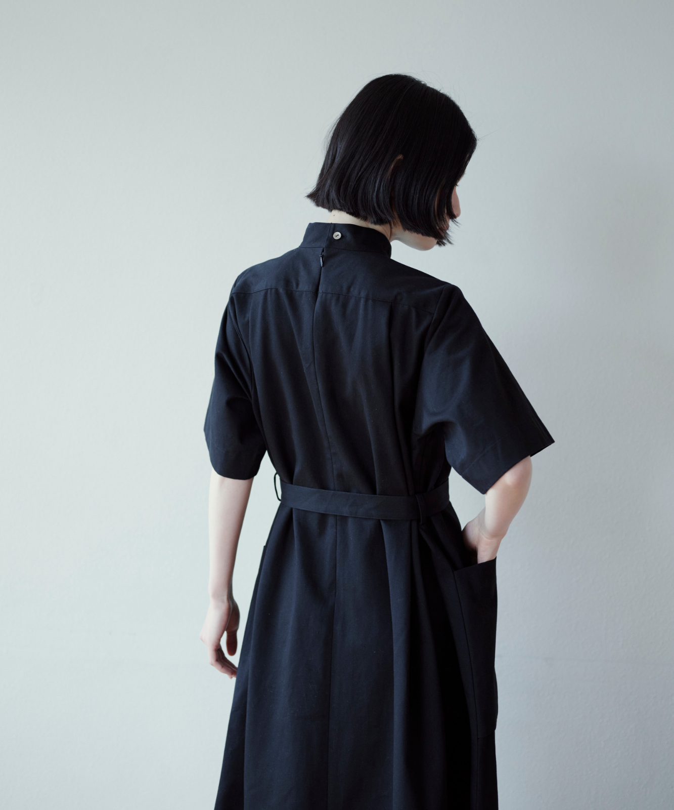 ≪通常販売≫【THE DRESS #21】medical high neck dress （メディカルハイネックドレス）