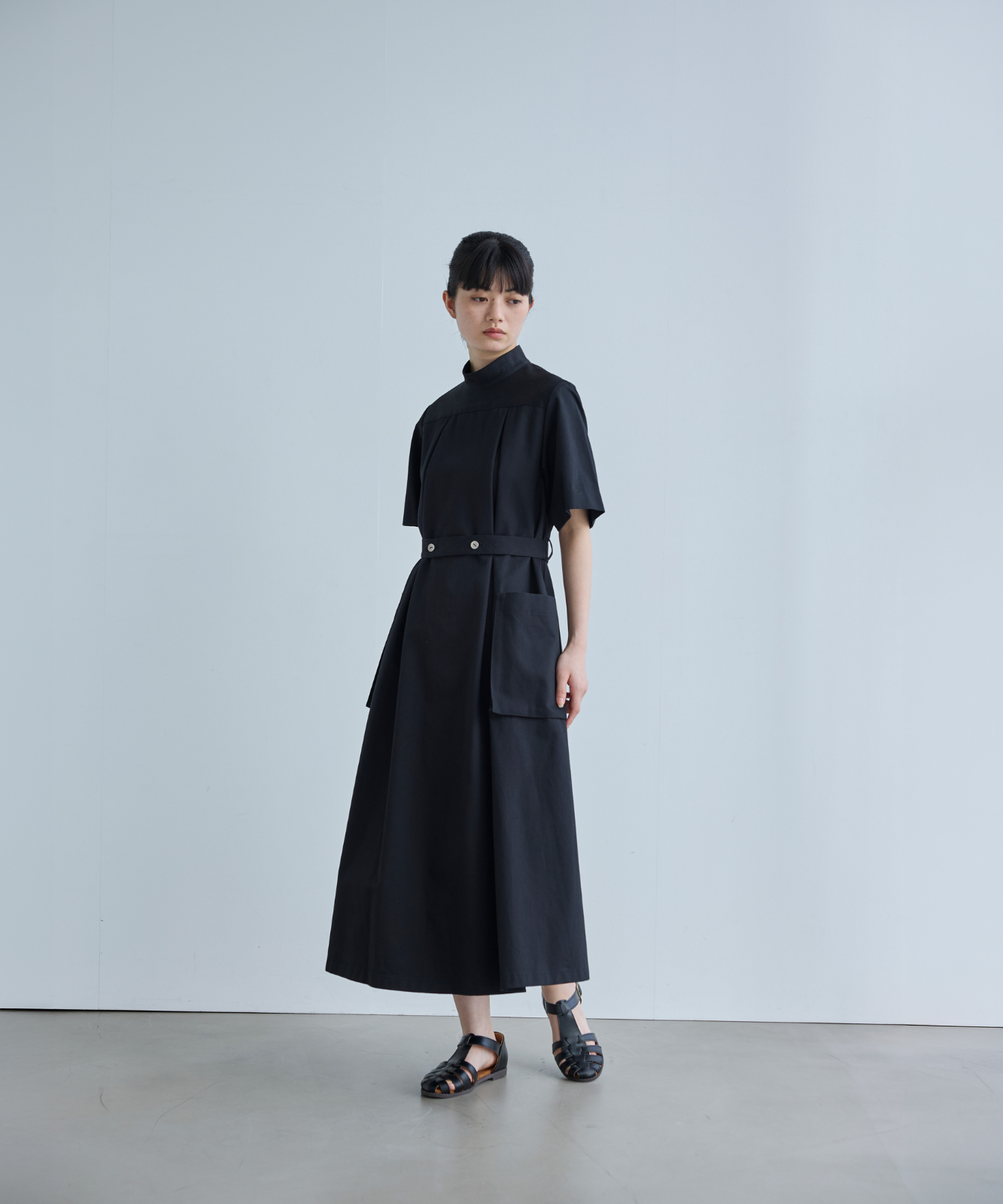 ≪通常販売≫【THE DRESS #21】medical high neck dress （メディカルハイネックドレス）