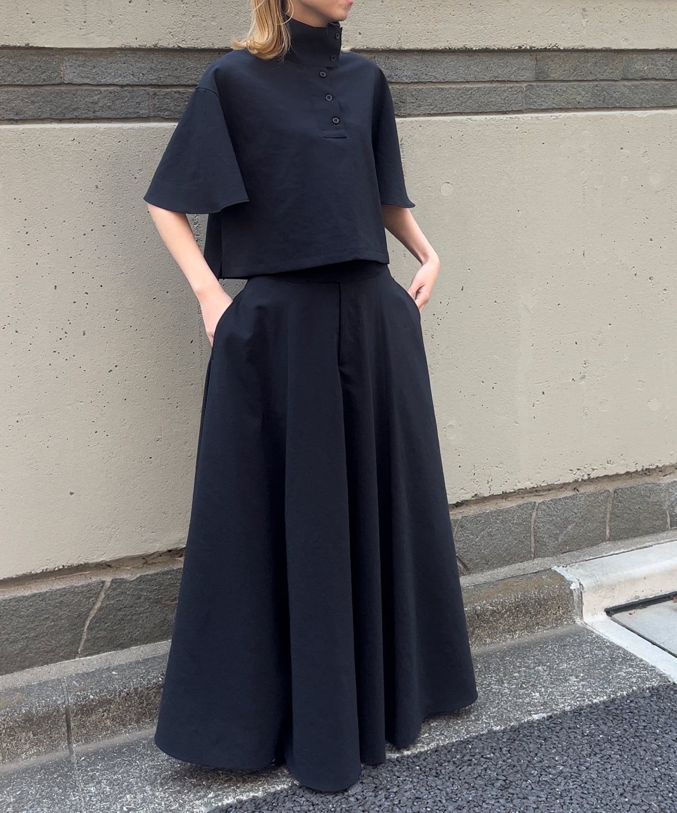 ≪在庫販売≫high twist washer blouse（ハイツイスト ワッシャーブラウス）≪2023年8月1日19:00販売開始≫