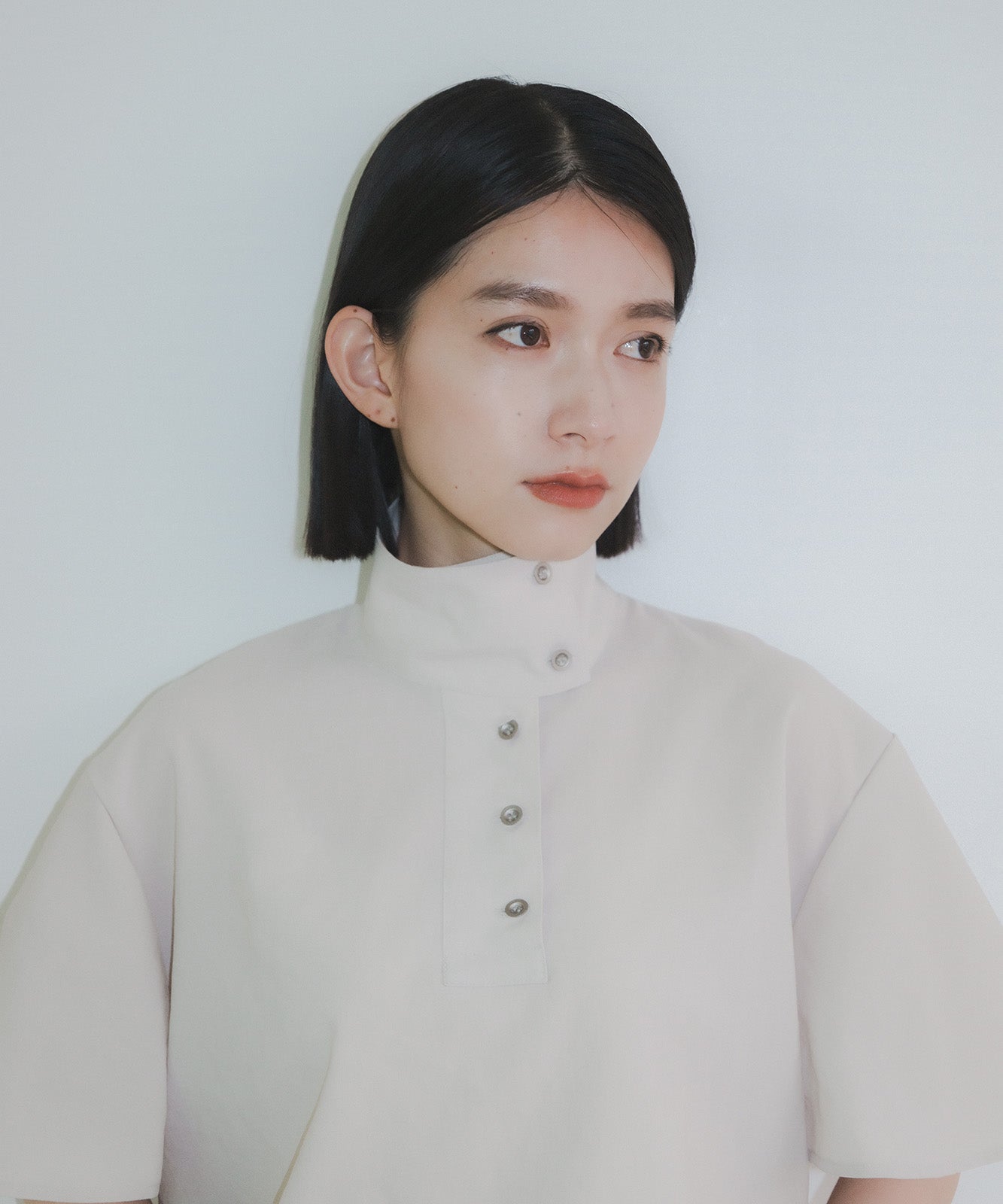 ≪在庫販売≫high twist washer blouse（ハイツイスト ワッシャーブラウス）≪2023年8月1日19:00販売開始≫