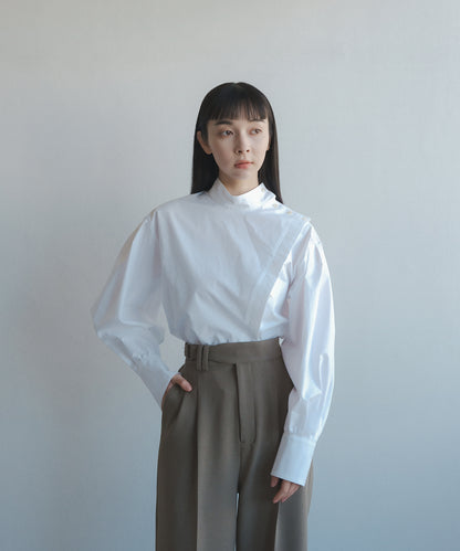 ≪在庫販売≫stand coller flap shirts（スタンドカラーフラップシャツ）≪2023年5月26日13:00販売開始≫
