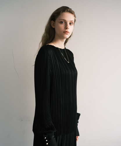 ≪通常販売≫pleats classic blouse（プリーツクラシックブラウス）