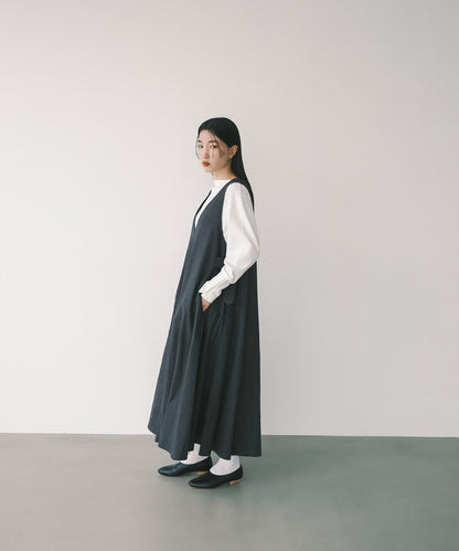 ≪在庫販売≫linen jumper skirt（リネンジャンパースカート）