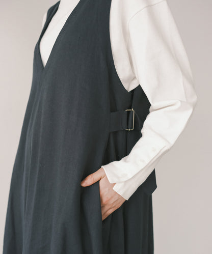 ≪在庫販売≫linen jumper skirt（リネンジャンパースカート）≪2023年6月26日21:00販売開始≫