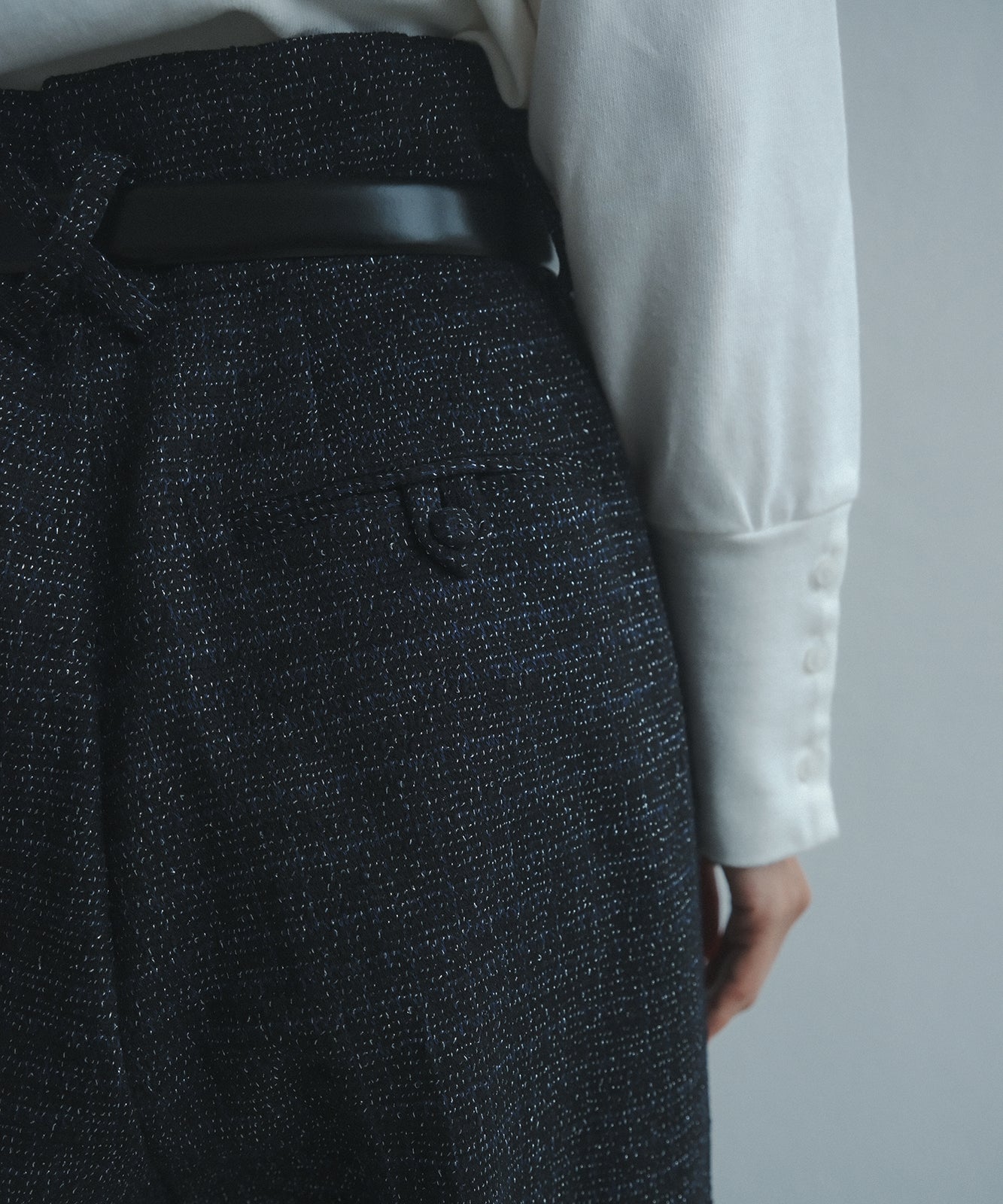 ≪予約販売≫fancy tweed wide pants（ファンシーツイードワイドパンツ）≪2023年7月3日21:00販売開始≫≪2023年9月下旬発送予定≫