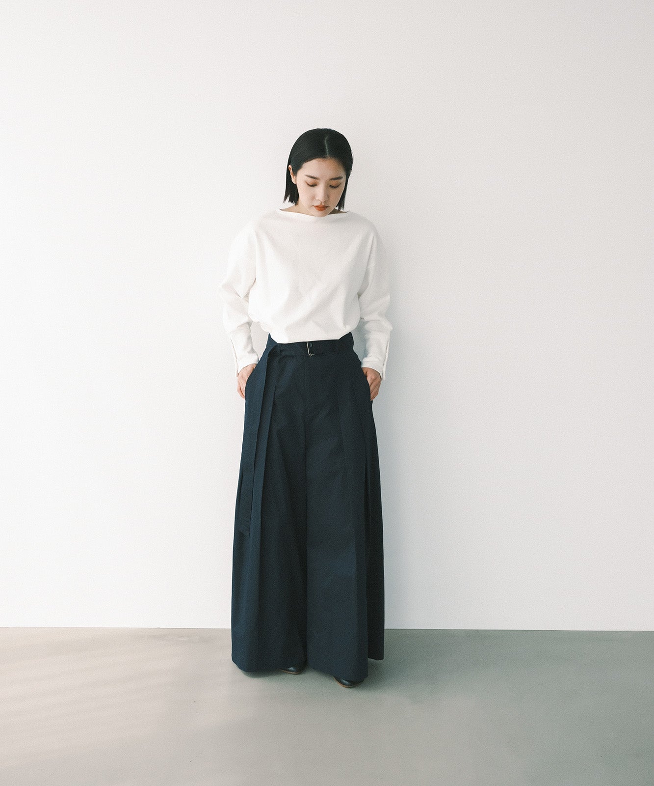 ≪在庫販売≫cotton super wide pants（コットンスーパーワイドパンツ）カジュアルパンツ