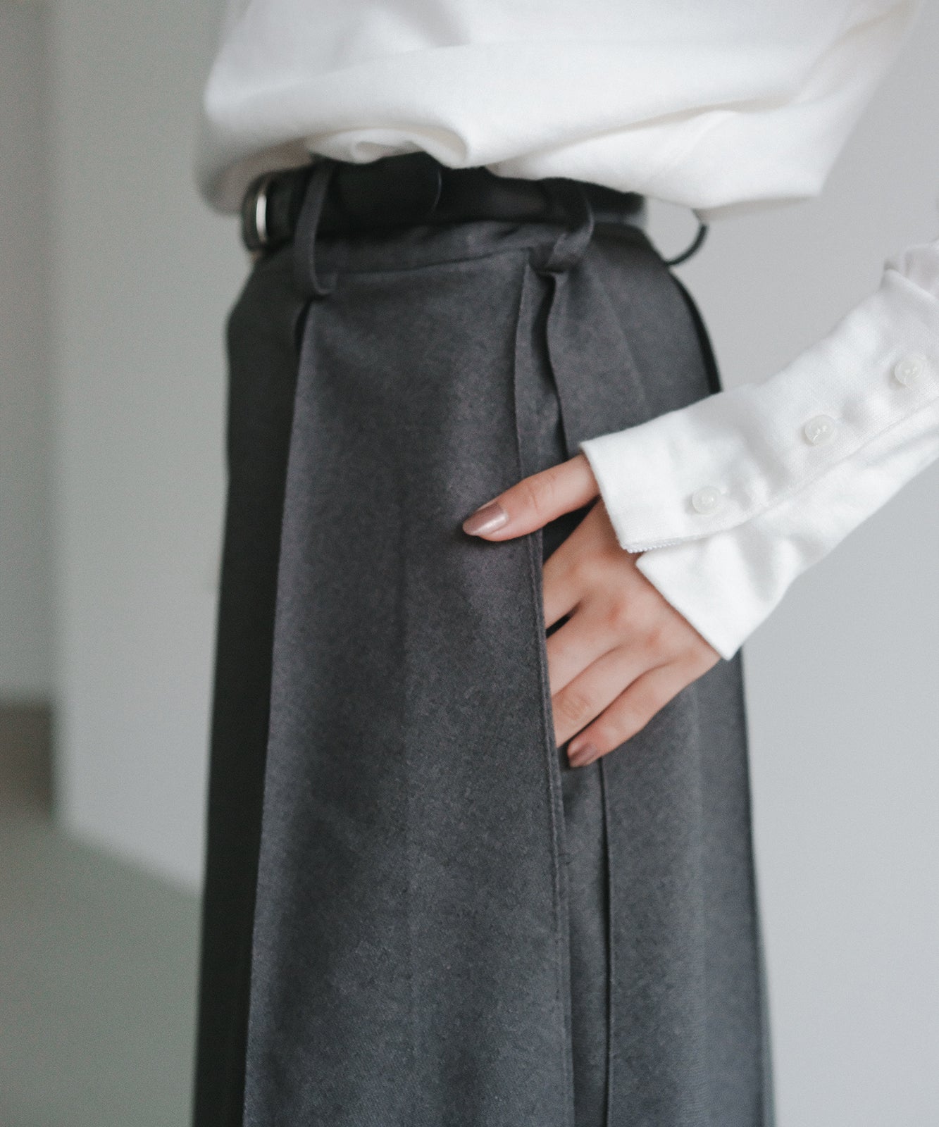 ≪在庫販売≫primitive tuck skirt（プリミティブタックスカート）