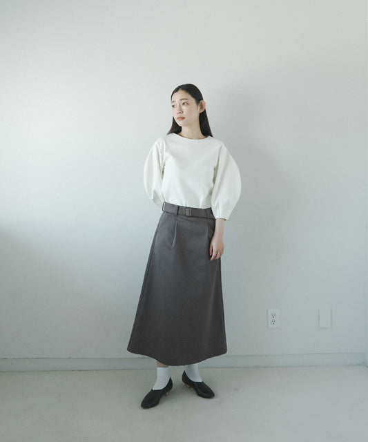 ≪在庫販売≫cotton straight skirt（2023）