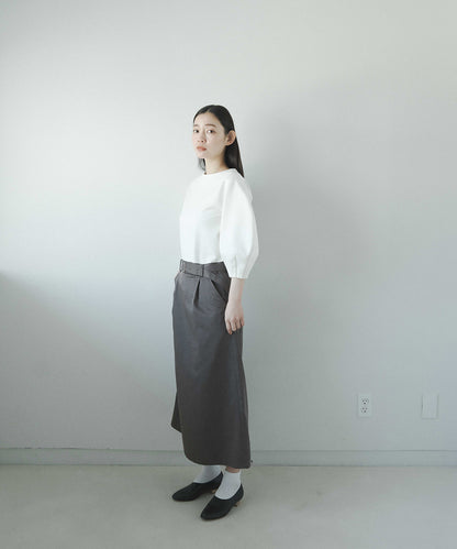 ≪在庫販売≫cotton straight skirt（2023）