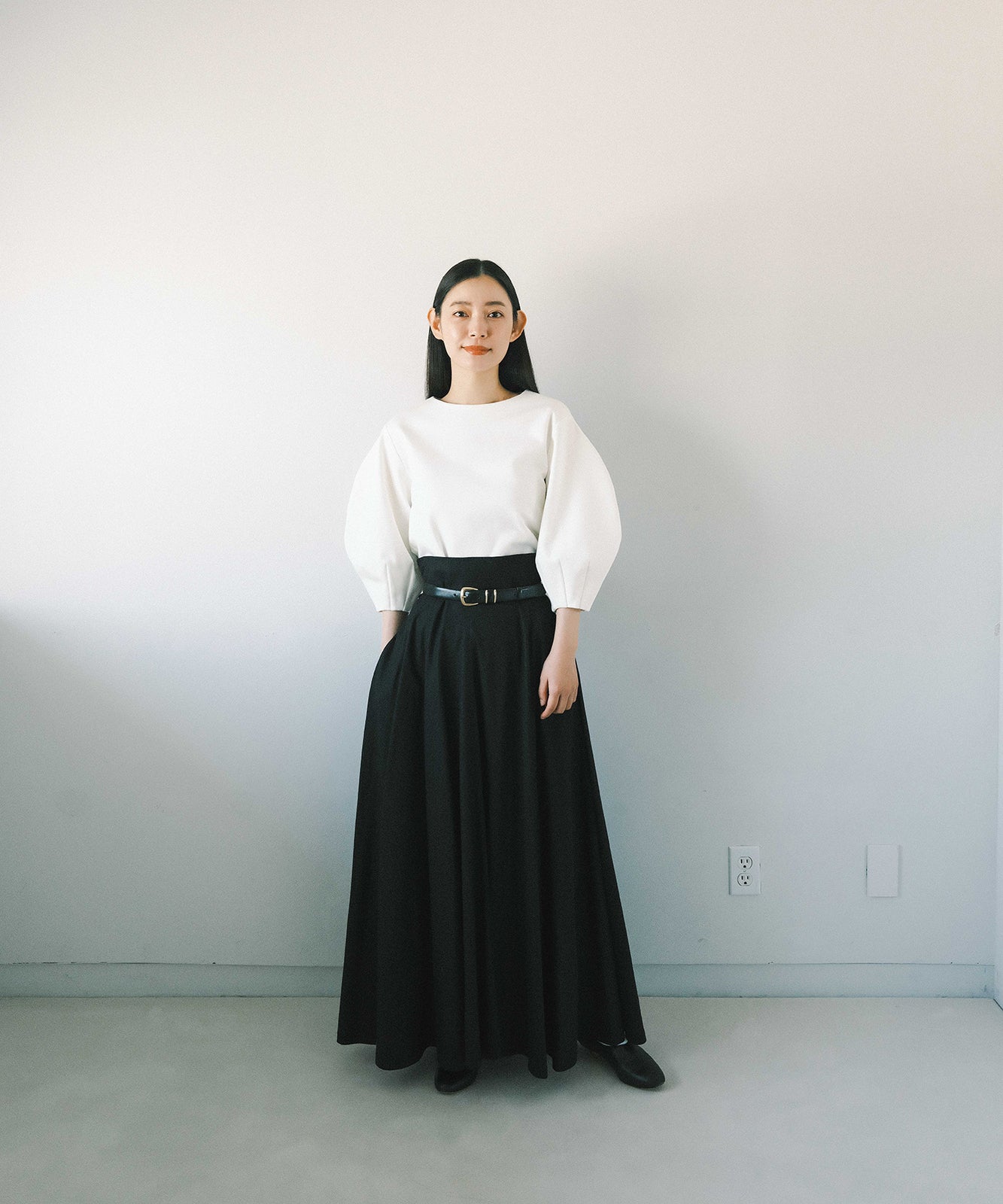 ≪在庫販売≫linen flare skirt （リネンフレアスカート）