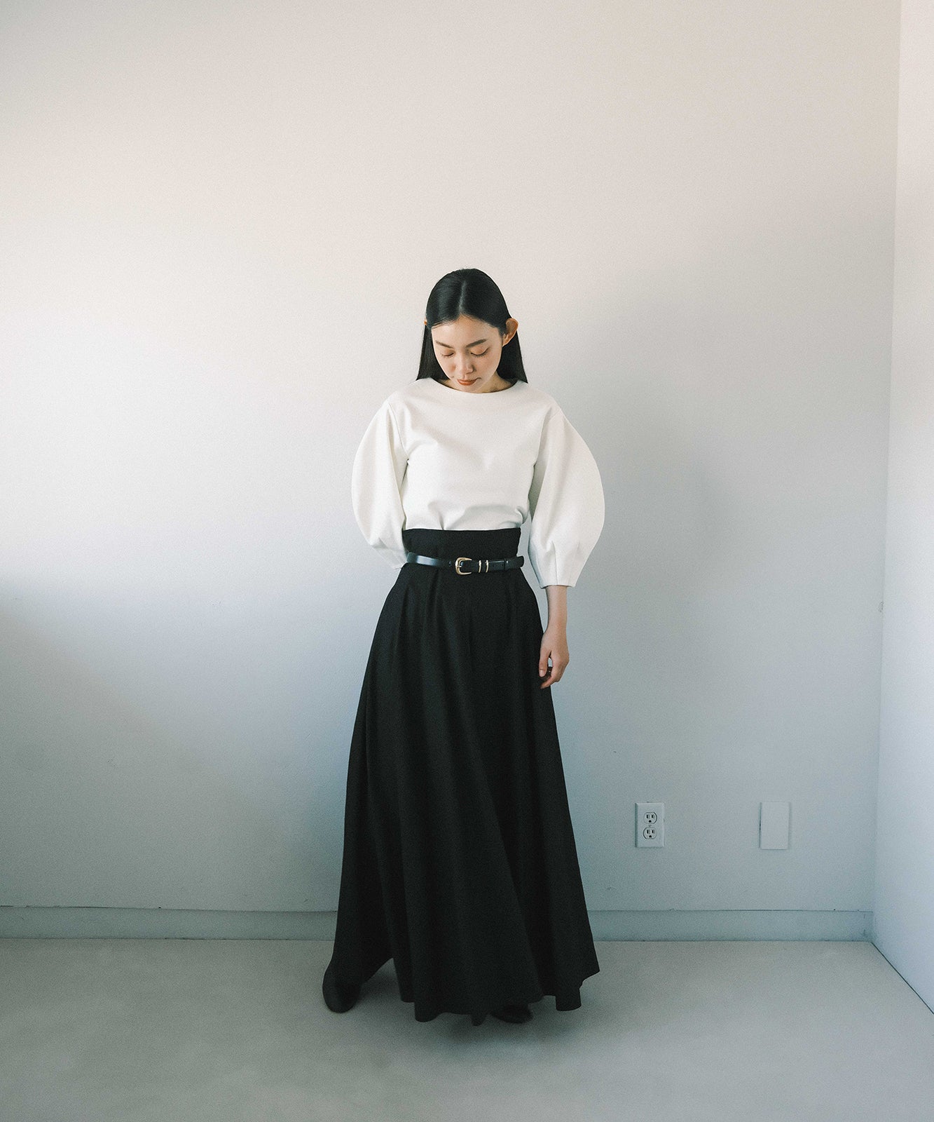 ≪在庫販売≫linen flare skirt （リネンフレアスカート）