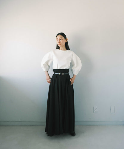 ≪在庫販売≫linen flare skirt （リネンフレアスカート）