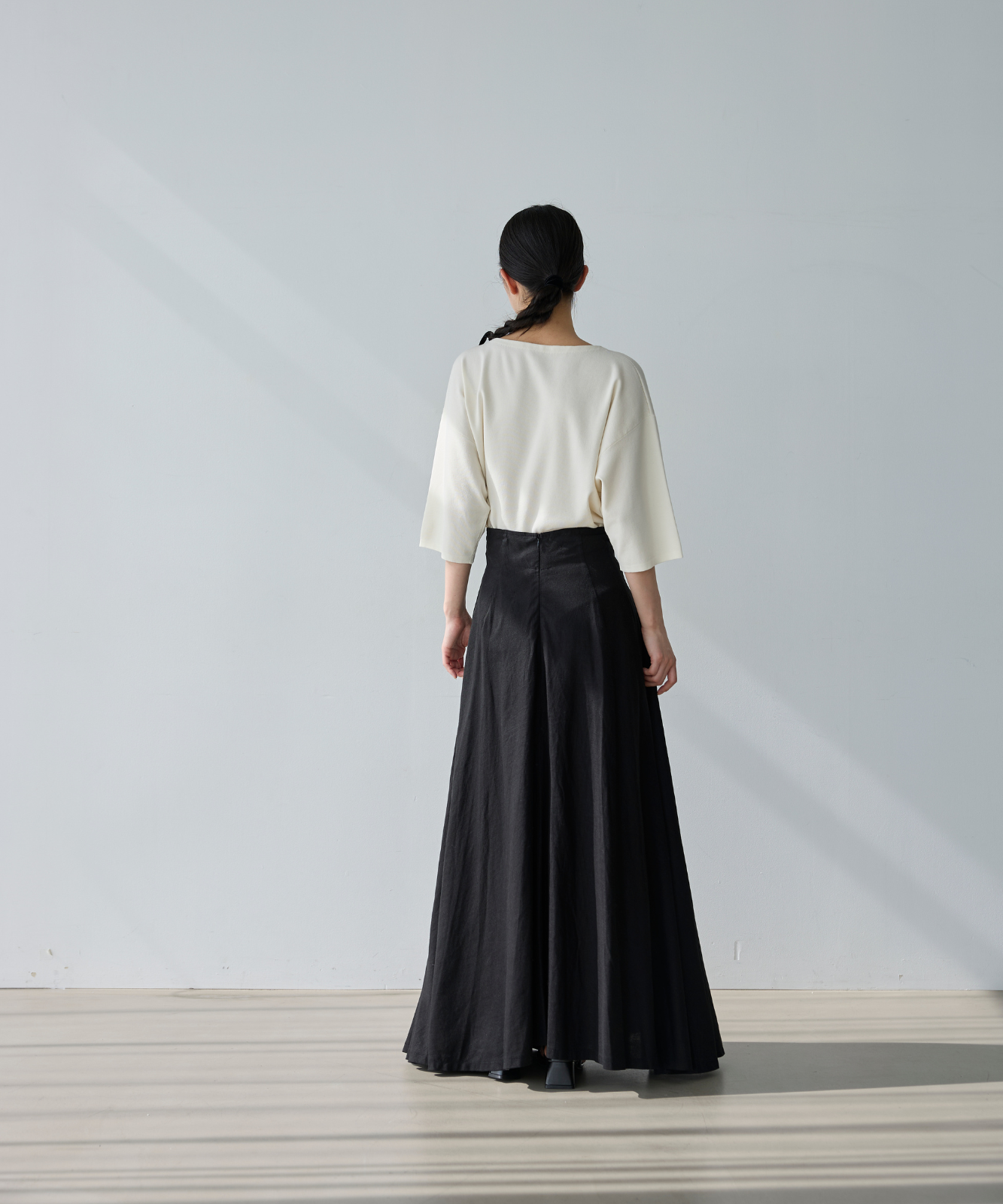 未使用✨定価5.8万Fax Copy Express PUFFY フレアスカート ≪通常販売≫linen flare skirt （リネンフレアスカート） – THE