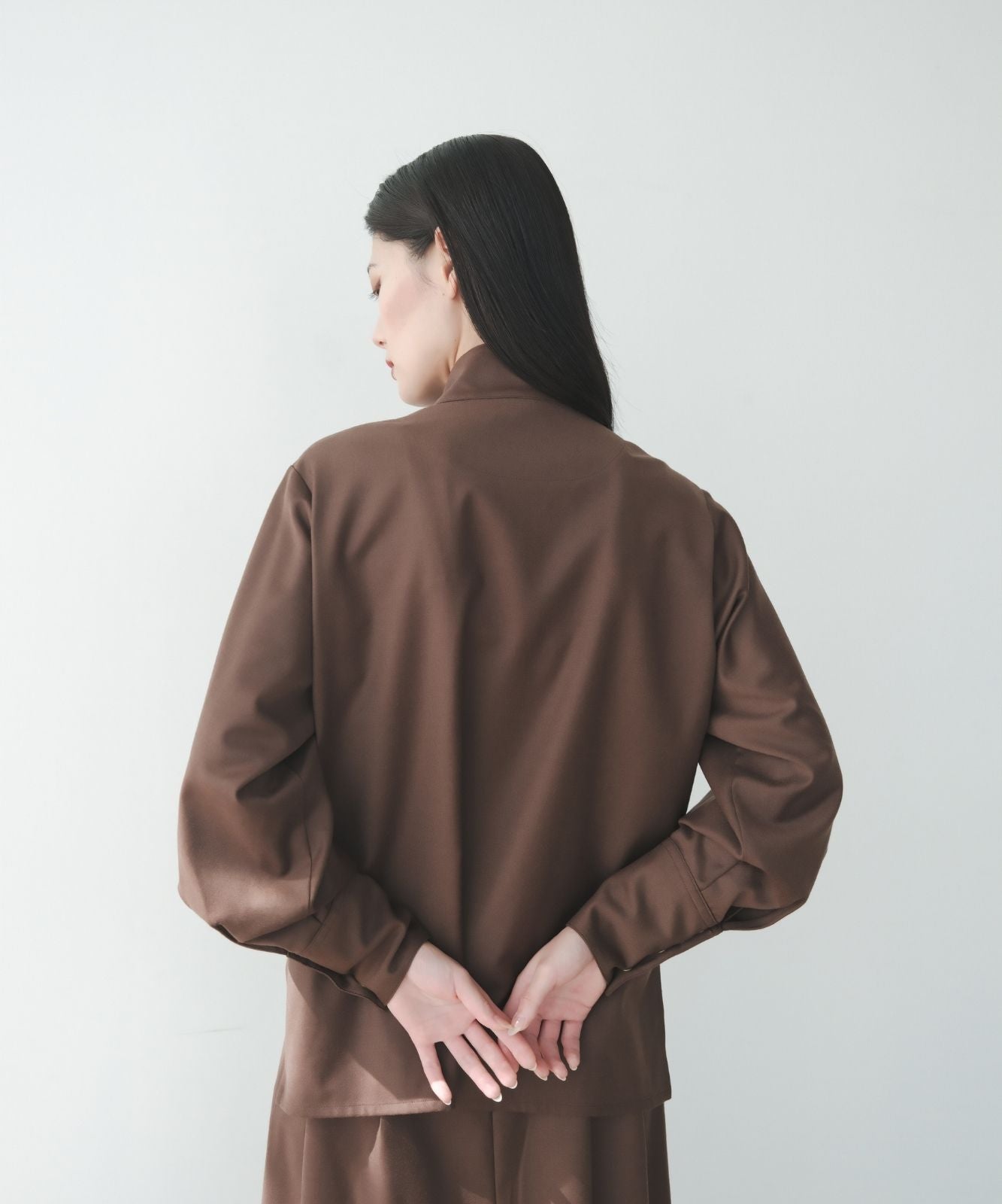 ≪予約販売≫high neck primitive flap blouse - long sleeve -（ハイネックプリミティブフラップブラウス -ロングスリーブ-）≪2023年11月6日15:00販売開始≫≪2024年1月下旬以降発送予定≫