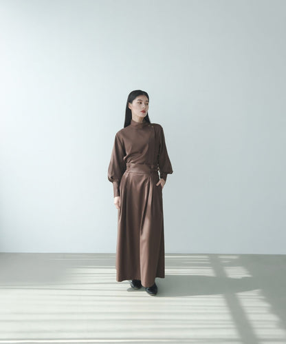 ≪予約販売≫high neck primitive flap blouse - long sleeve -（ハイネックプリミティブフラップブラウス -ロングスリーブ-）≪2023年11月6日15:00販売開始≫≪2024年1月下旬以降発送予定≫