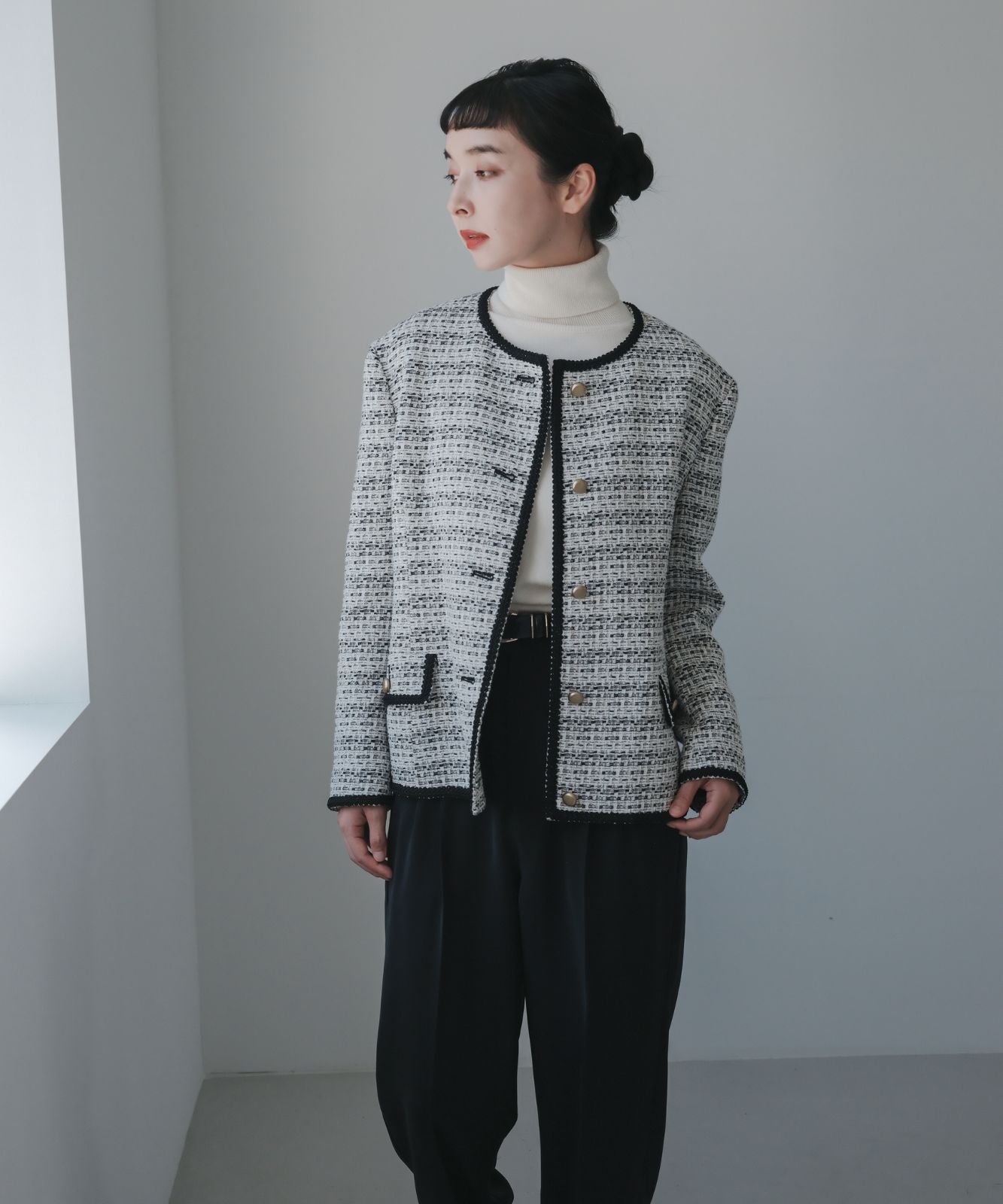 ≪在庫販売≫pripela tweed jacket（プリペラツイードジャケット