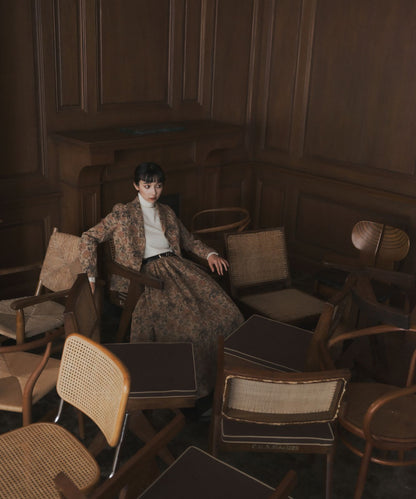 ≪予約販売≫foufou jacquard  jacket #01 "viatic"（ジャカードジャケット #01 ）≪2023年9月27日15:00販売開始≫≪2024年1月上旬以降発送予定≫