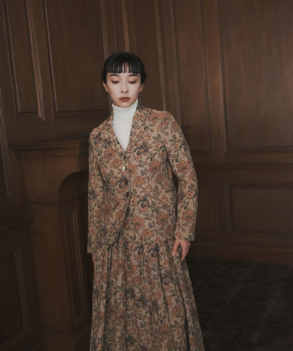 ≪予約販売≫foufou jacquard  jacket #01 "viatic"（ジャカードジャケット #01 ）≪2023年9月27日15:00販売開始≫≪2024年1月上旬以降発送予定≫
