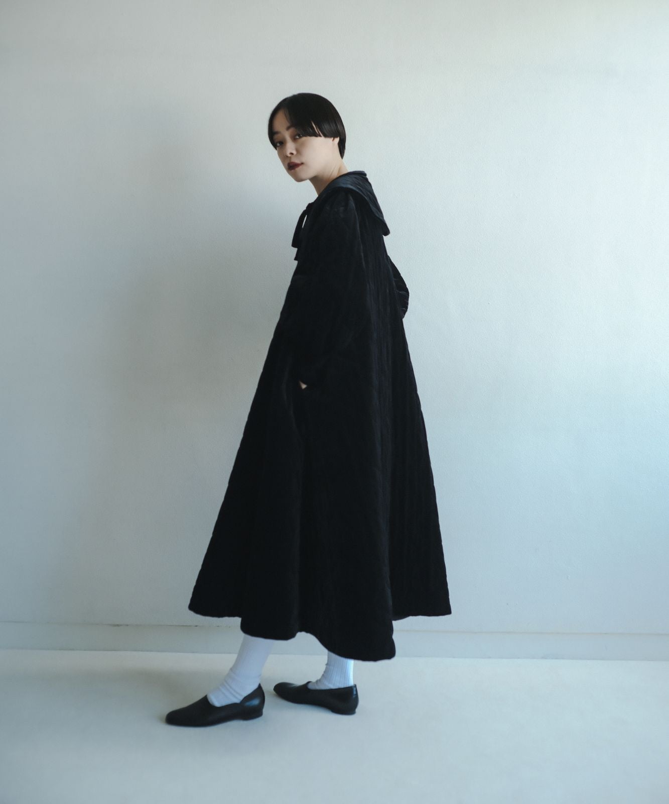 ≪予約販売≫【THE DRESS #53】velour quilting one piece（ベロアキルティングワンピース）≪2023年9月20日15:00販売開始≫≪2023年11月下旬以降発送予定≫