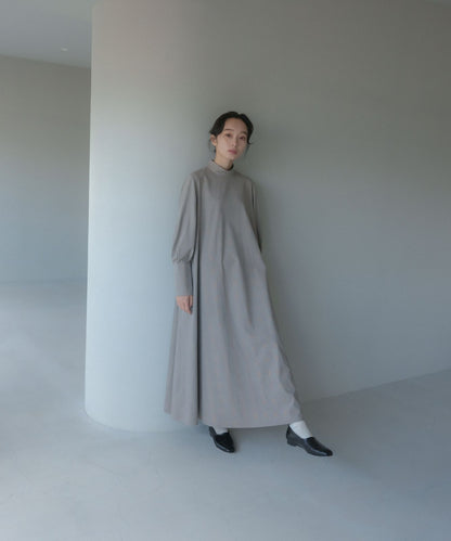≪予約販売≫long cuffs glen check onepiece (ロングカフスグレンチェックワンピース)≪2023年8月28日15:00販売開始≫≪2023年10月下旬発送予定≫