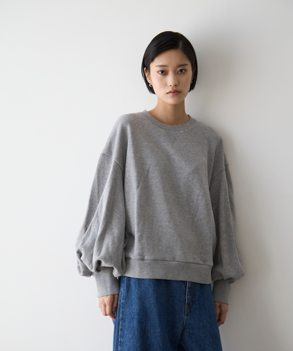 ≪通常販売≫sode powan sweat  (袖ぽわんスウェット)