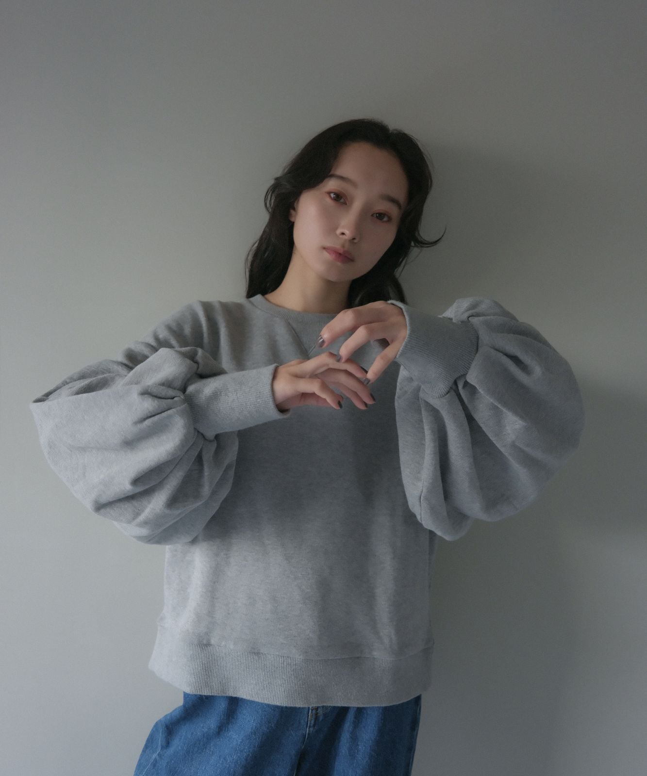 ≪在庫販売≫sode powan sweat  (袖ぽわんスウェット)≪2023年11月8日15:00販売開始≫