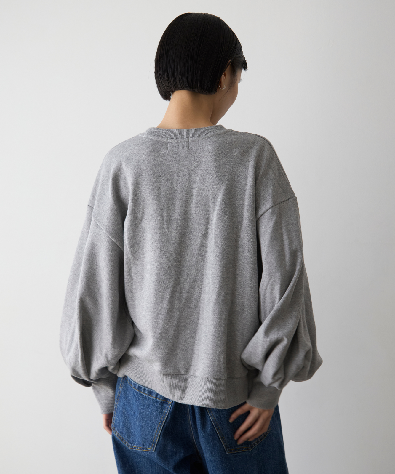 ≪通常販売≫sode powan sweat  (袖ぽわんスウェット)