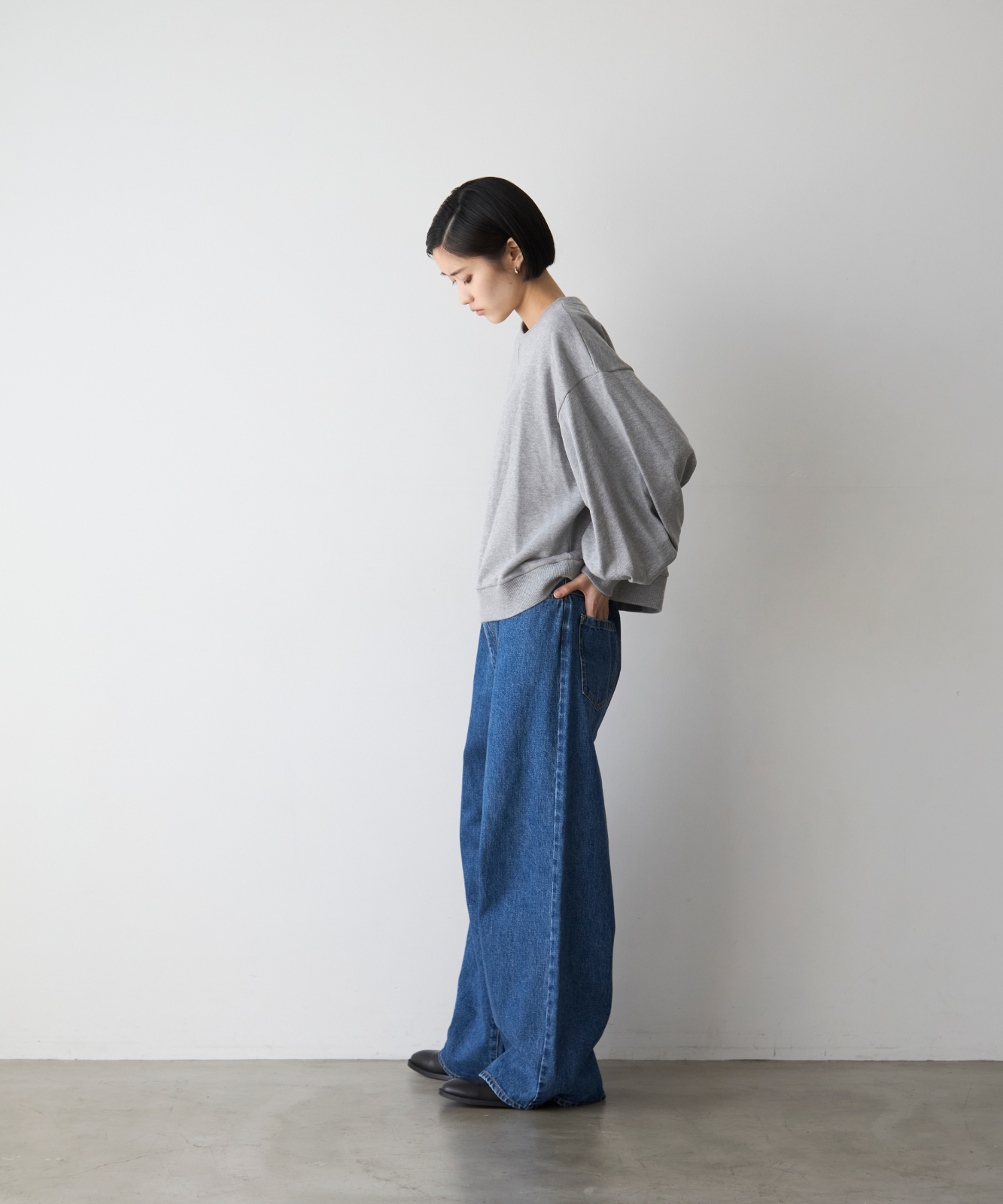 ≪通常販売≫sode powan sweat  (袖ぽわんスウェット)