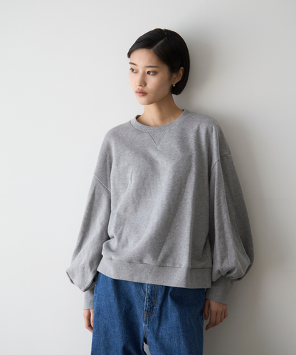 ≪通常販売≫sode powan sweat  (袖ぽわんスウェット)