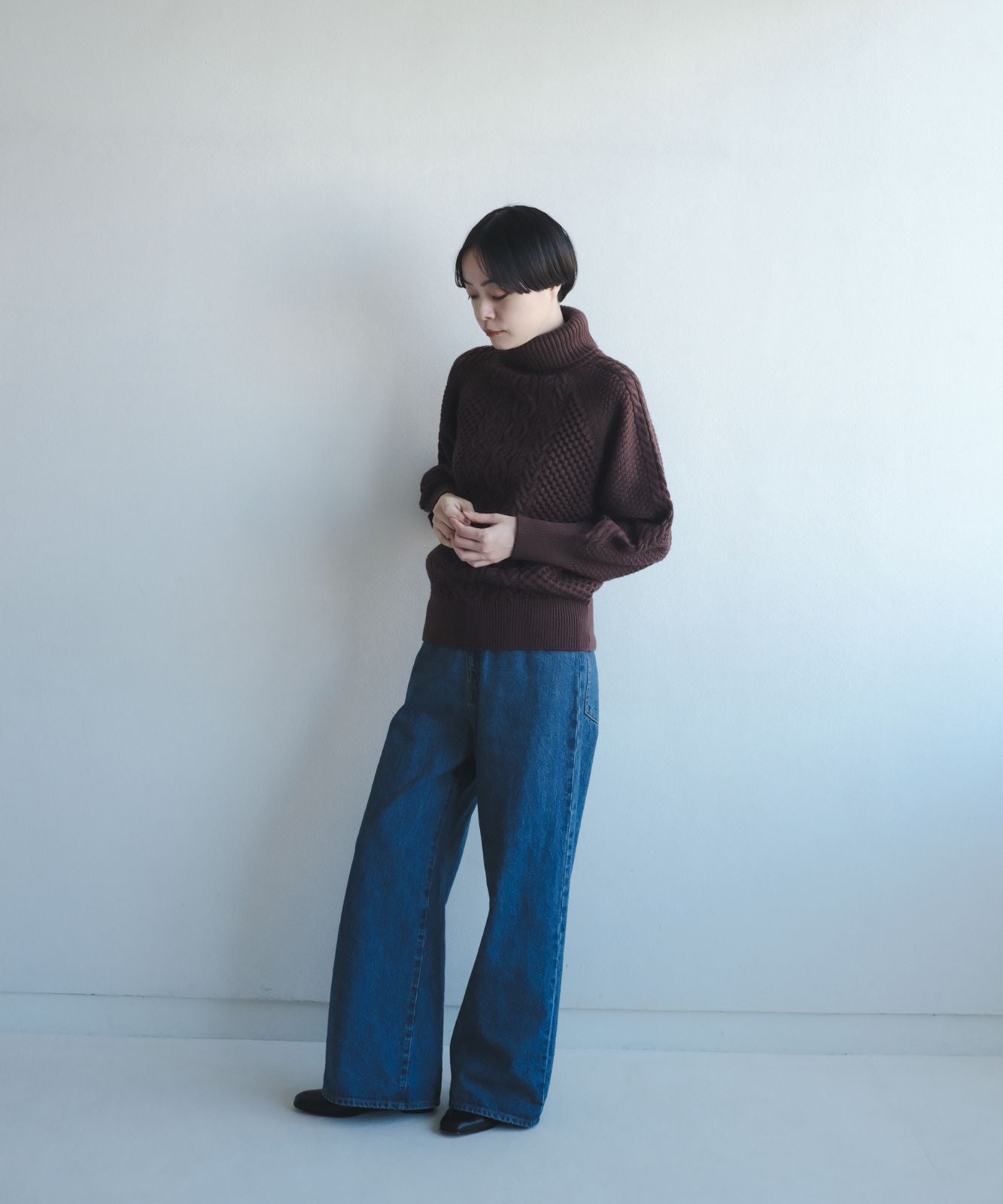 ≪在庫販売≫chunky turtle neck sweater（チャンキータートルネックセーター）