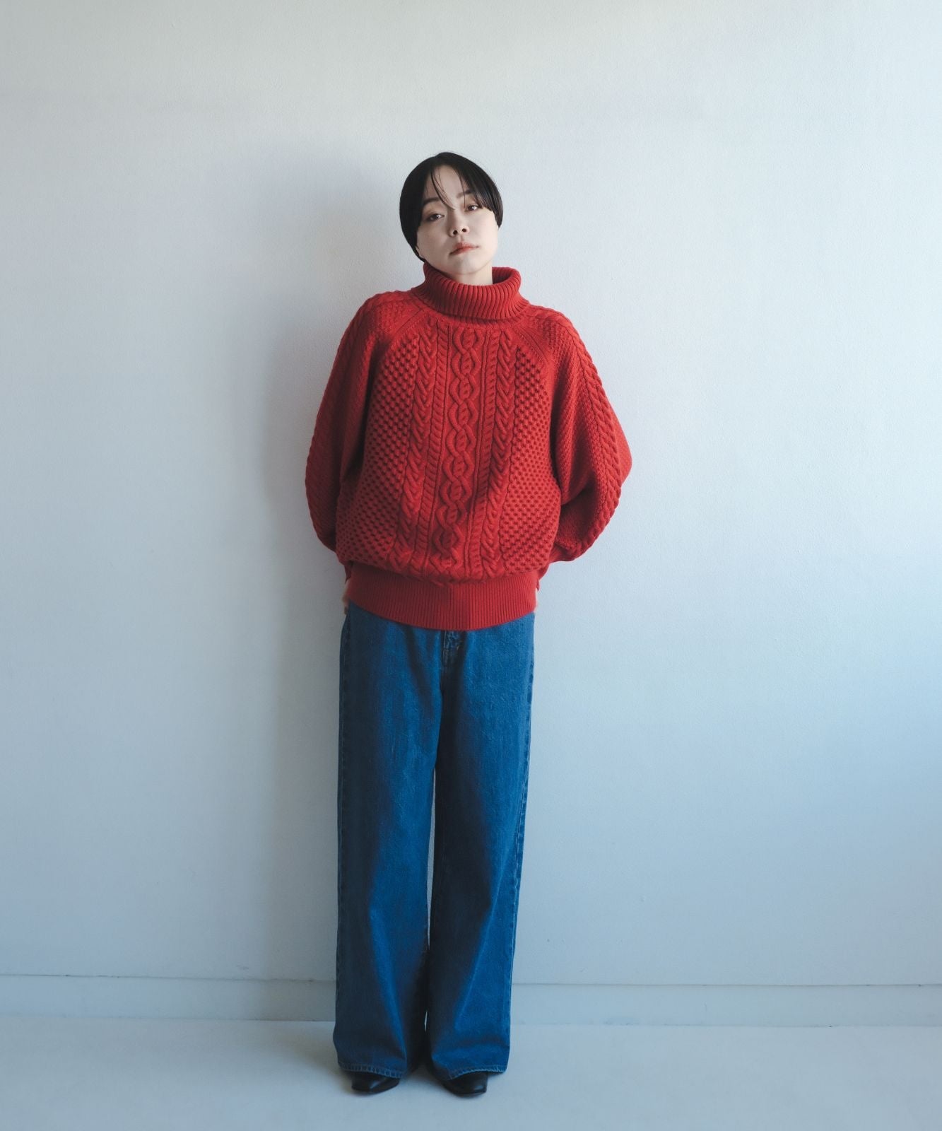 ≪在庫販売≫chunky turtle neck sweater（チャンキータートルネックセーター）