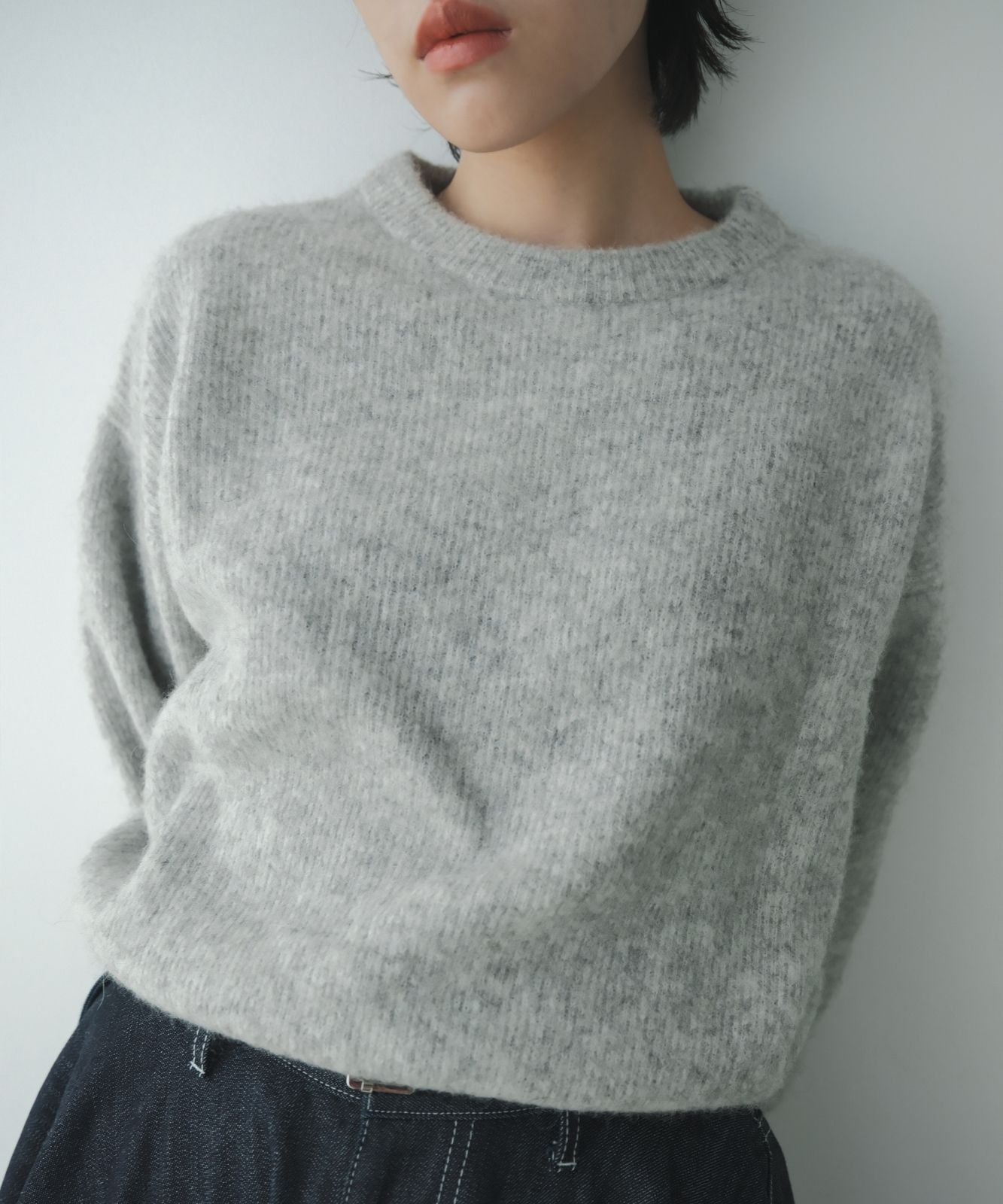 ≪通常販売≫MOFMOF mohair sweater（モフモフモヘアセーター）