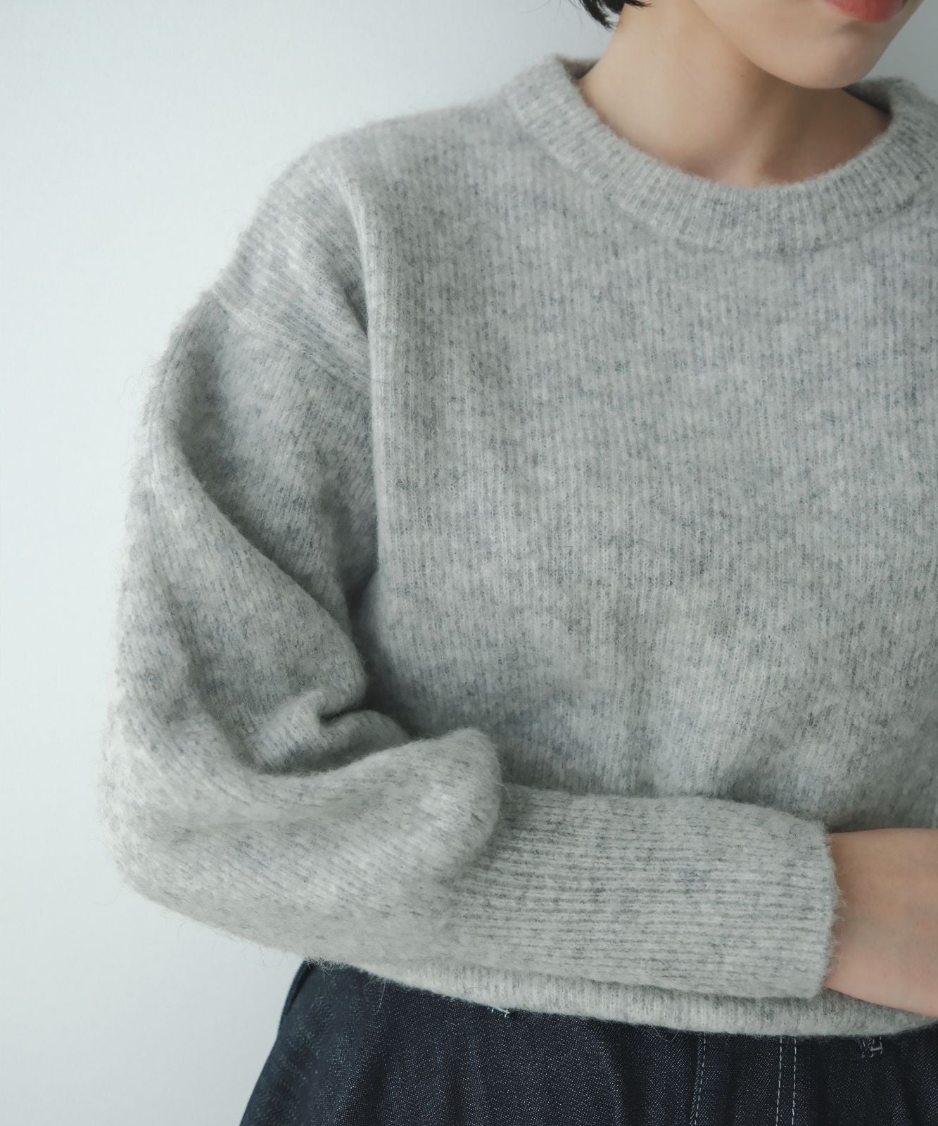 ≪在庫販売≫MOFMOF mohair sweater（モフモフモヘアセーター） – THE 