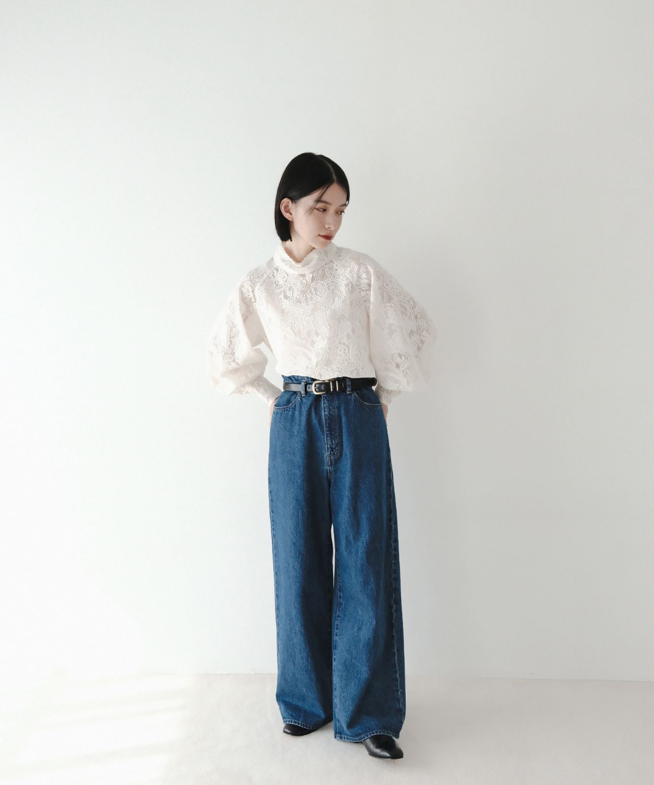 ≪予約販売≫pullover lace  blouse（プルオーバーレースブラウス）≪2023年12月11日15:00販売開始≫≪2024年1月下旬以降発送予定≫