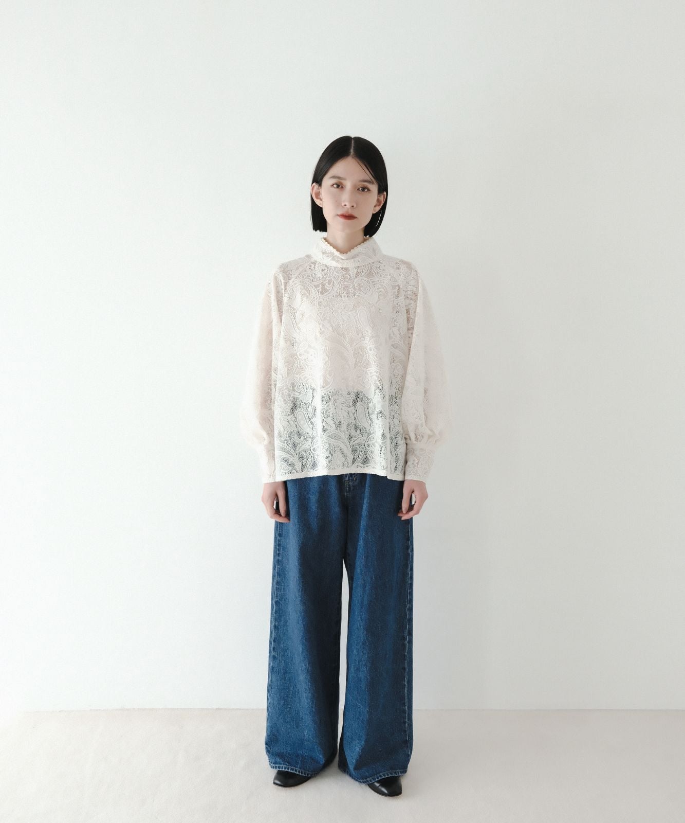 ≪予約販売≫pullover lace blouse（プルオーバーレースブラウス