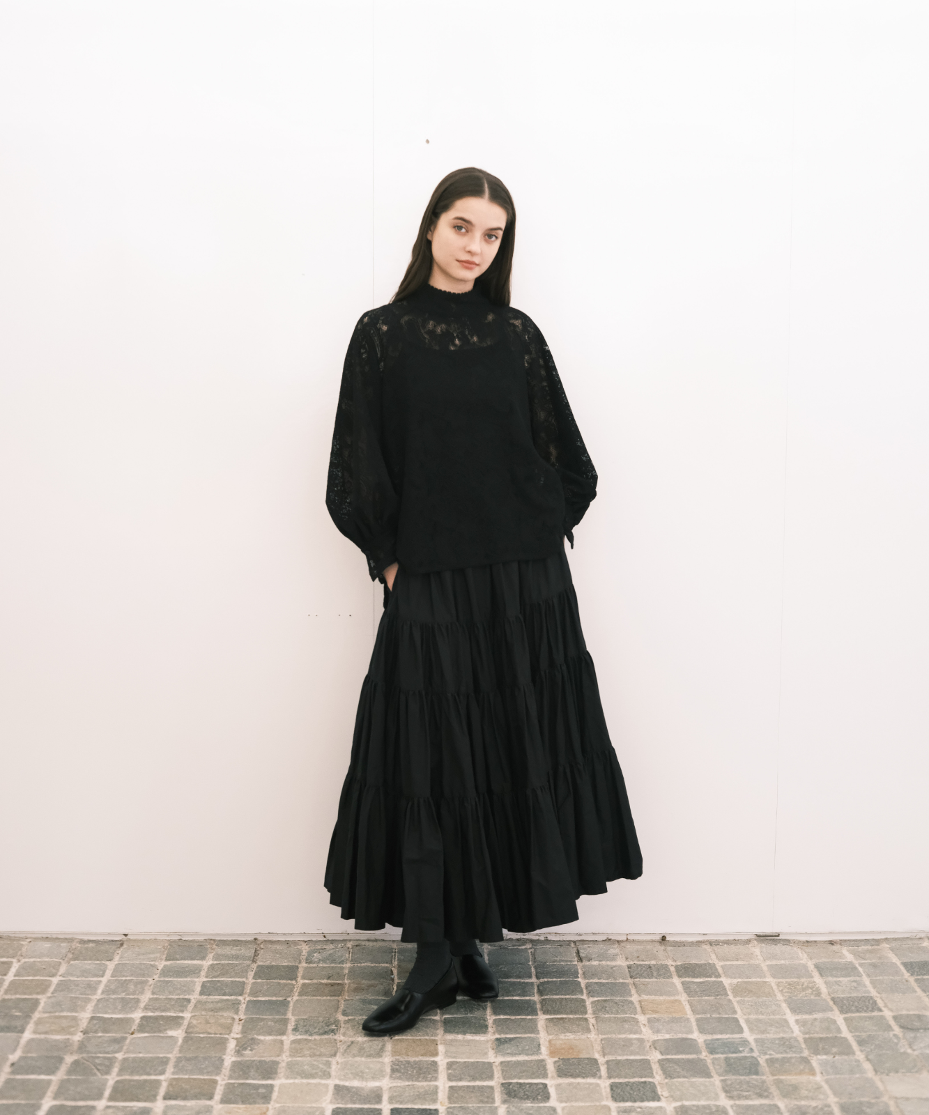 ≪通常販売≫pullover lace blouse(プルオーバーレースブラウス ≪通常販売≫pullover lace blouse(プルオーバーレースブラウス