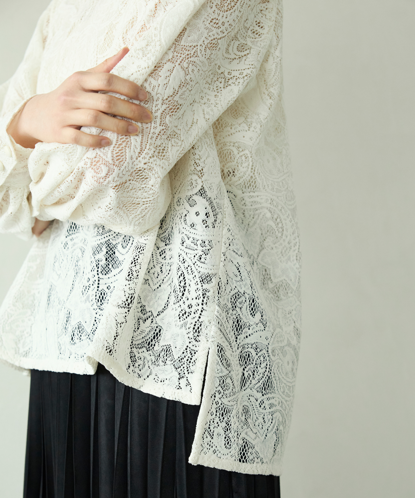 ≪通常販売≫pullover lace blouse(プルオーバーレースブラウス ≪通常販売≫pullover lace blouse(プルオーバーレースブラウス