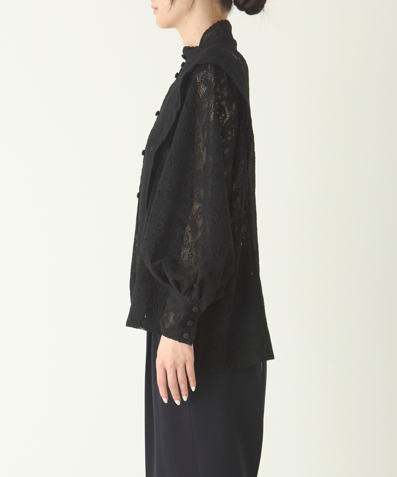 ≪通常販売≫front tuck lace blouse(フロントタックレースブラウス ≪通常販売≫front tuck lace blouse(フロントタックレースブラウス