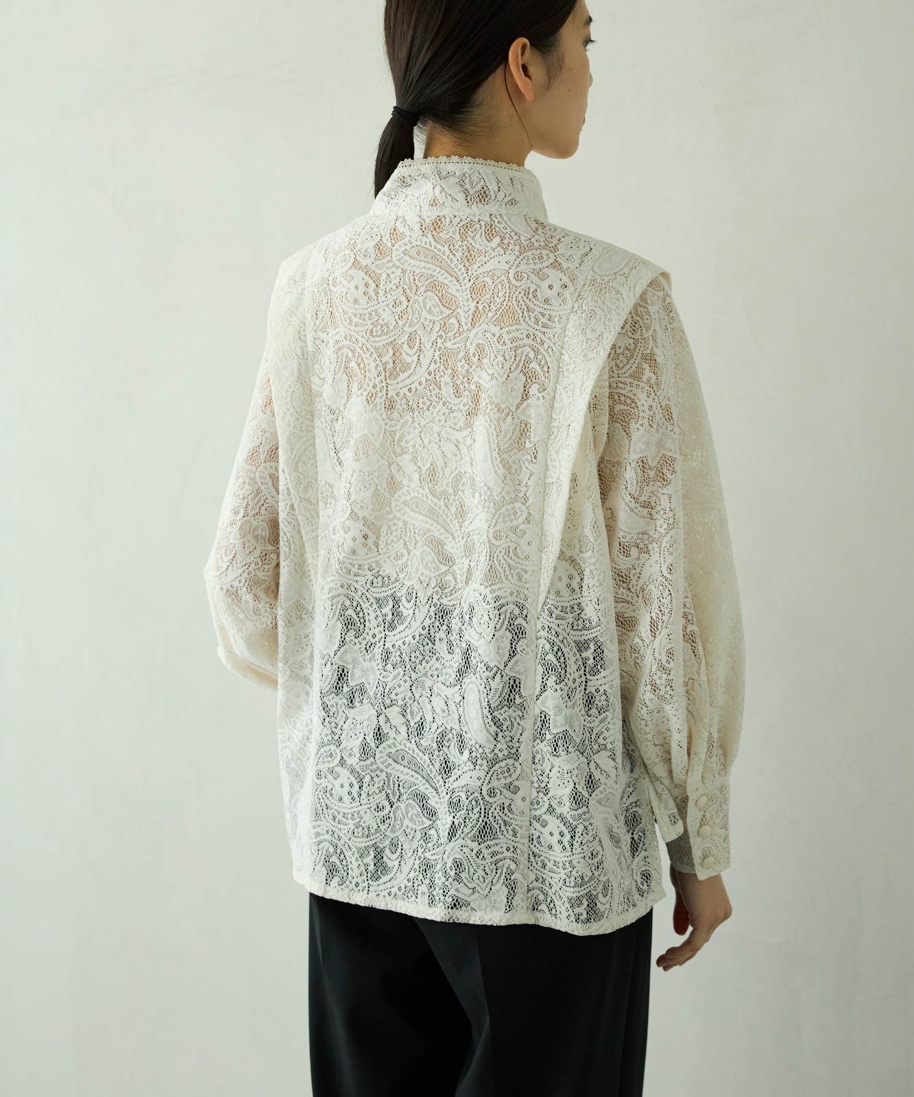 ≪通常販売≫front tuck lace blouse(フロントタックレースブラウス ≪通常販売≫front tuck lace blouse(フロントタックレースブラウス