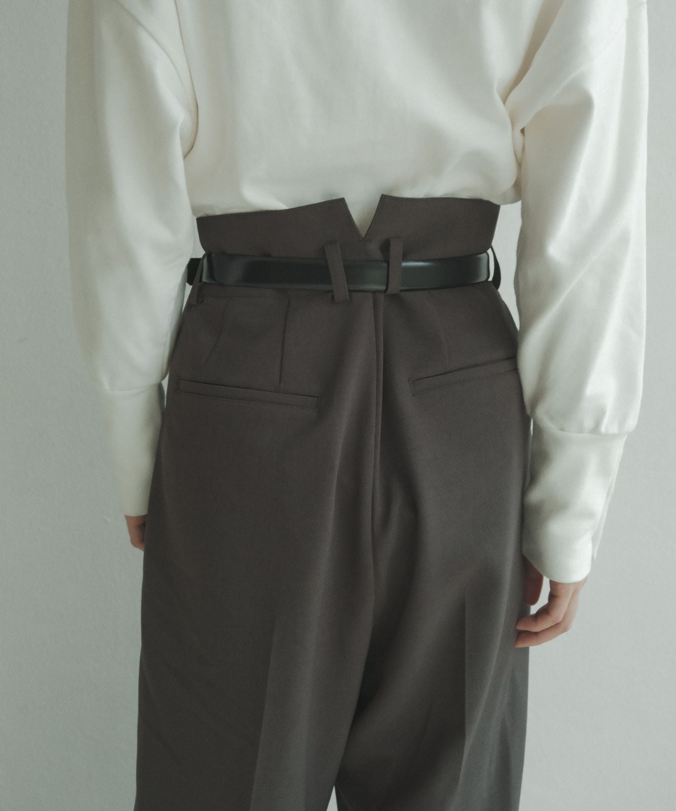 ≪在庫販売≫melange nice easy wide pants（メランジナイスイージーワイドパンツ）