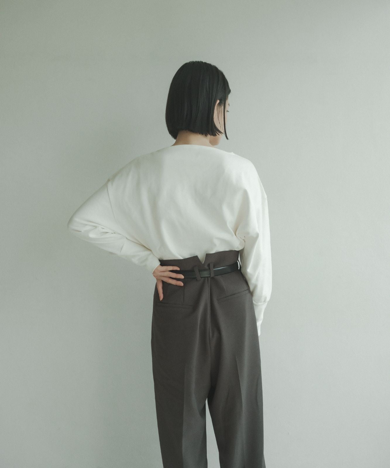 ≪在庫販売≫melange nice easy wide pants（メランジナイスイージーワイドパンツ）≪2023年11月22日15:00販売開始≫