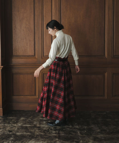 ≪予約販売≫tartan check super flare skirt（タータンチェックスーパーフレアスカート）≪2023年9月22日15:00販売開始≫≪2023年12月下旬以降発送予定≫