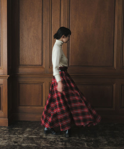 ≪予約販売≫tartan check super flare skirt（タータンチェックスーパーフレアスカート）≪2023年9月22日15:00販売開始≫≪2023年12月下旬以降発送予定≫