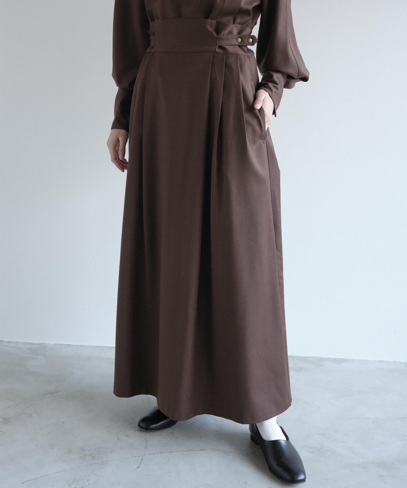foufou アジャストプリミティブスカート 0(s) ≪通常販売≫adjust primitve skirt